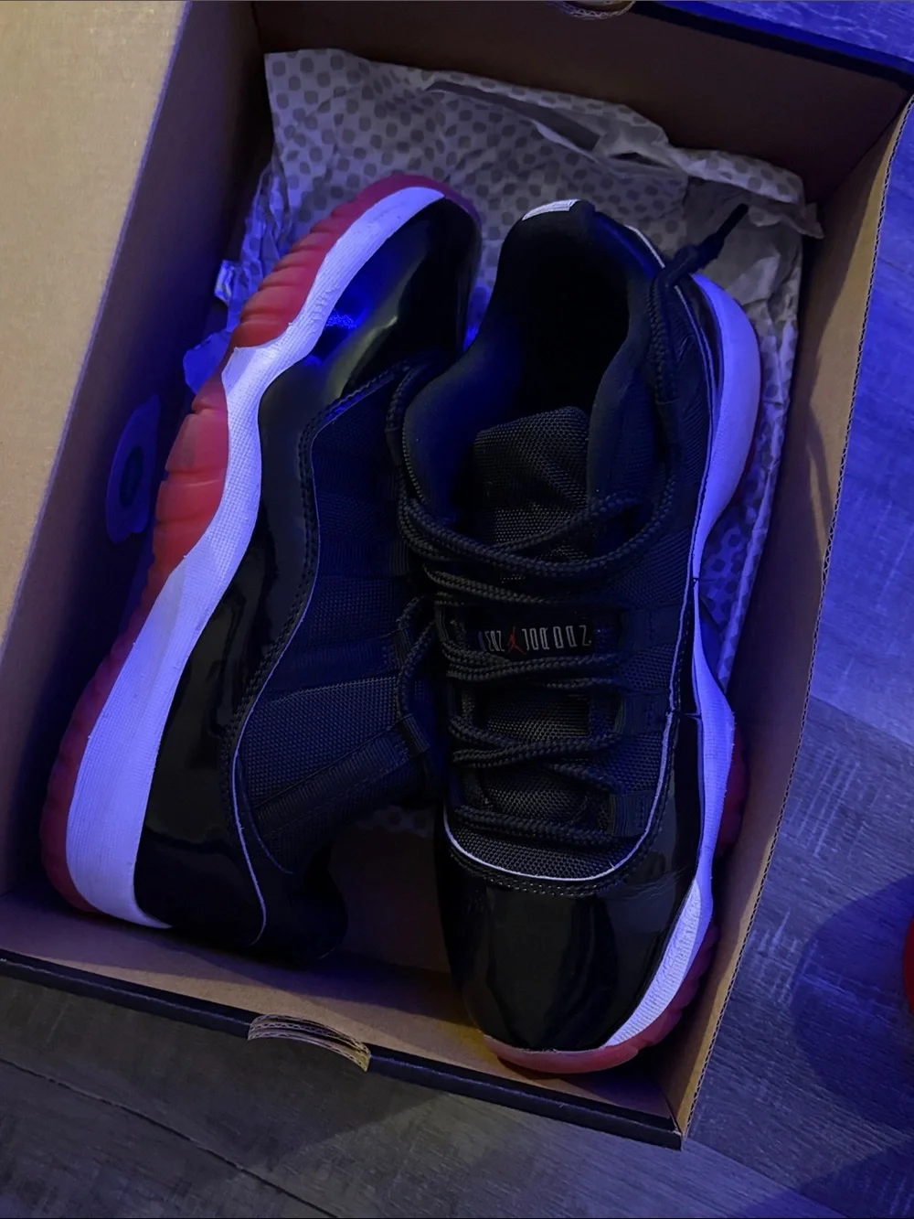 Jordan Kids Black, White & Red Low-Top Basketball Sneakers